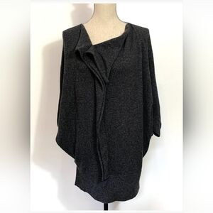 Vince Gray Cashmere Over Sized Poncho Sweater Size XS